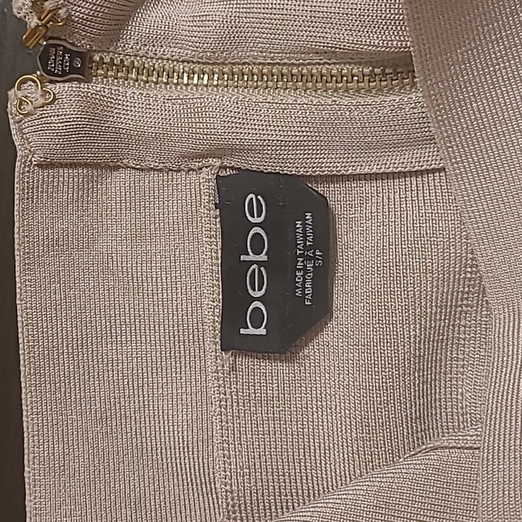 Bebe beige bandage skirt S - Picture 4 of 5